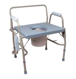 Bariatric Drop-Arm Commode