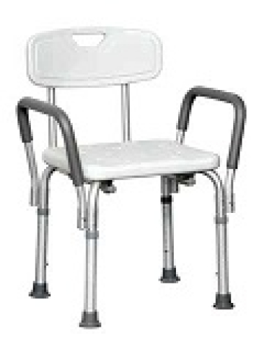 Deluxe Shower Chair with Back and Arms