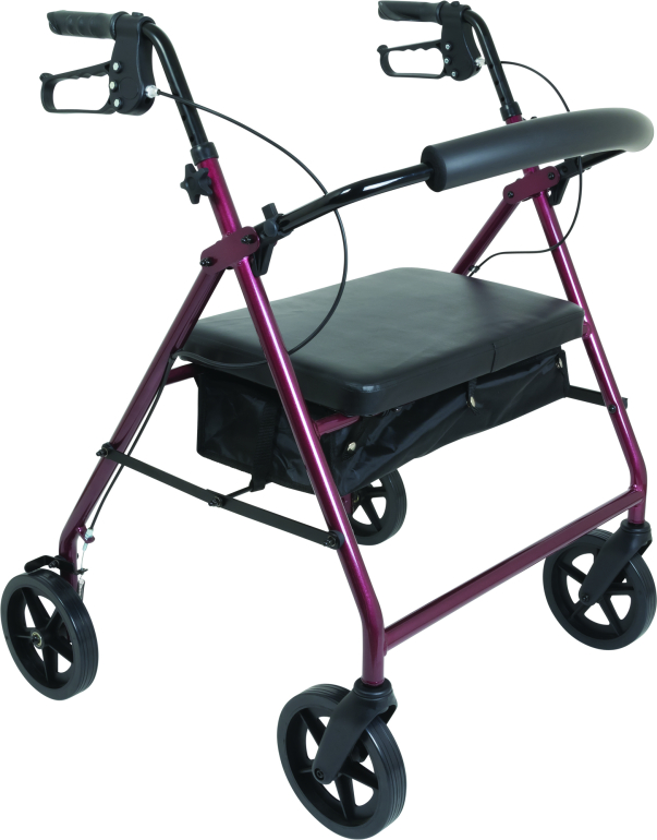 Rollator Bariatric Red