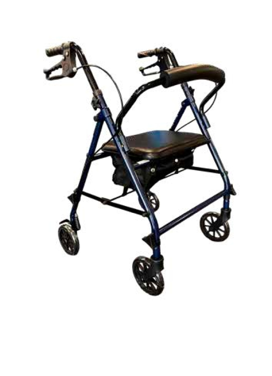 Rollator, Blue