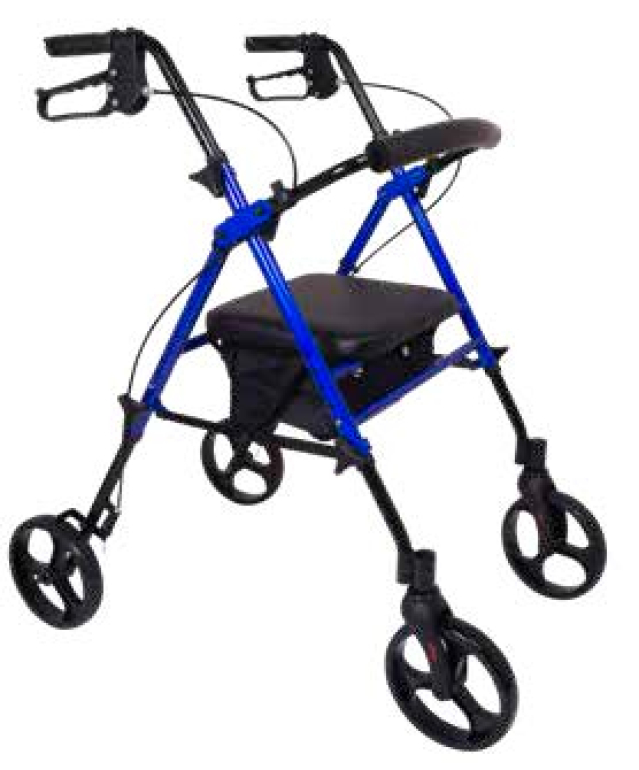 Rollator with 8